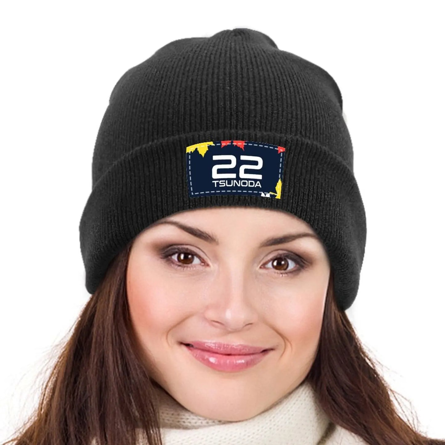 F1 2024 - Yuki Tsunoda #22 Knitted Cap Rugby cute Icon Women's Hats 2025 Men's
