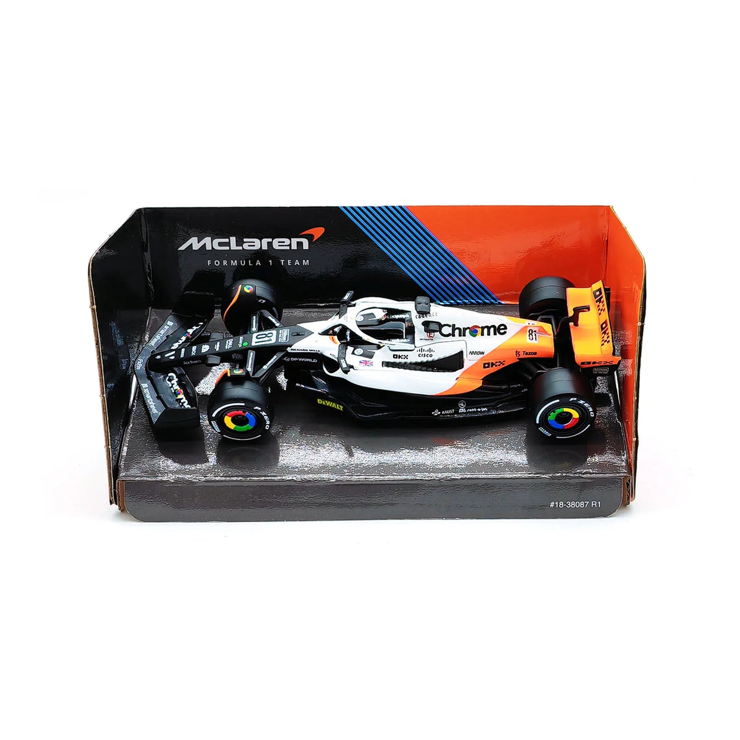 Bburago 1:43 2024 F1 Mercedes-AMG W15 #44 Hamilton Mclaren MCL38 MCL60 Monaco GP #4 Norris #81 Piastri Formula Car Model Gifts