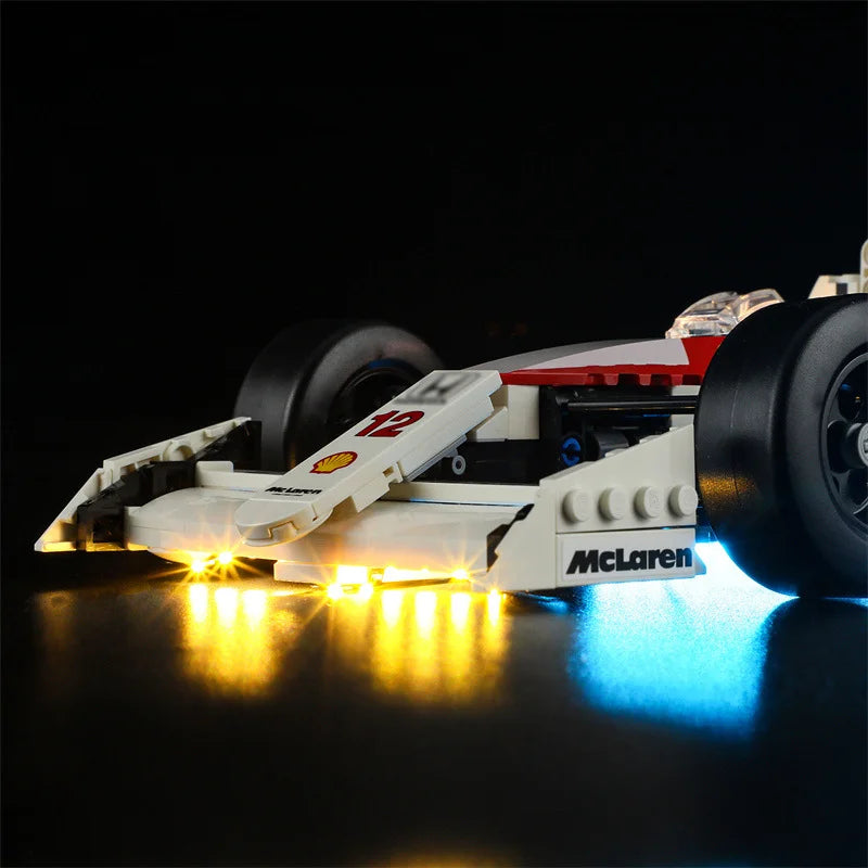 (Only LED Light No Bricks) 10330 MP4/4 & Ayrtons Sennas Building Blocks Bricks Kits Sets Not Include Model