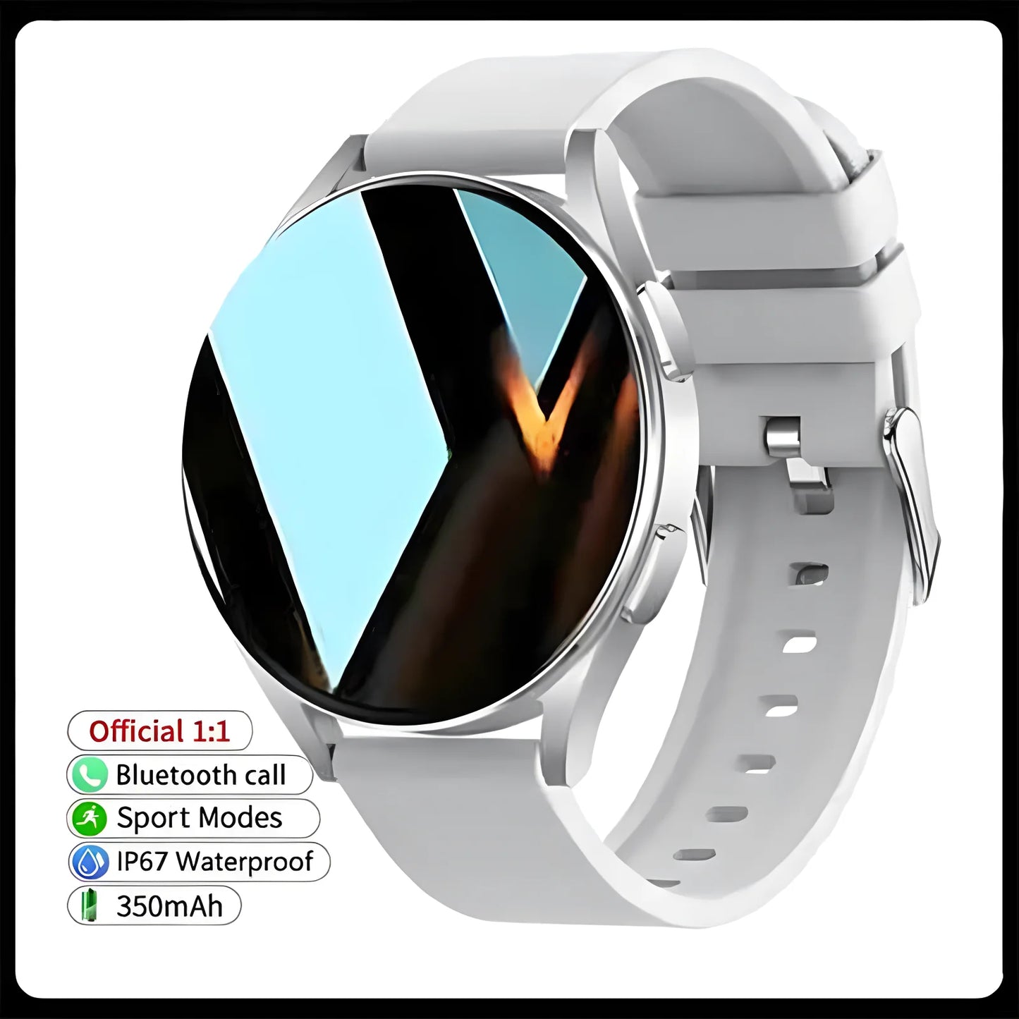 New Bluetooth Call Smart Watch 6 Heart Rate Custom Dials Sport Men Woman 2024 smart watch Health Monitor Smartwatch For Samsung