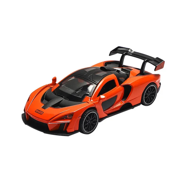 1/32 McLaren Senna Alloy Sports Car Model Diecasts Metal Toy Vehicles Car Model Simulation Sound Light Collection Toy Gift