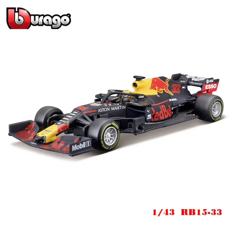 Bburago 1:43 2024 RB20 SF24 W14 W13 SF23 MCL60 RB19 RB18 W12 F1 Racing Formula Car Static Simulation Diecast Alloy Model Car
