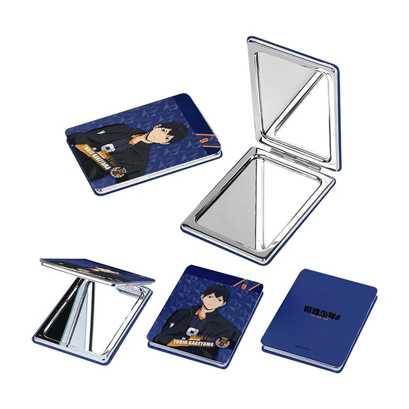 Haikyuu!! Tobio Kageyama Shoyo Hinata Karasuno Kei Tsukishima Oikawa Tooru China Official Authorization Cosmetic Mirror