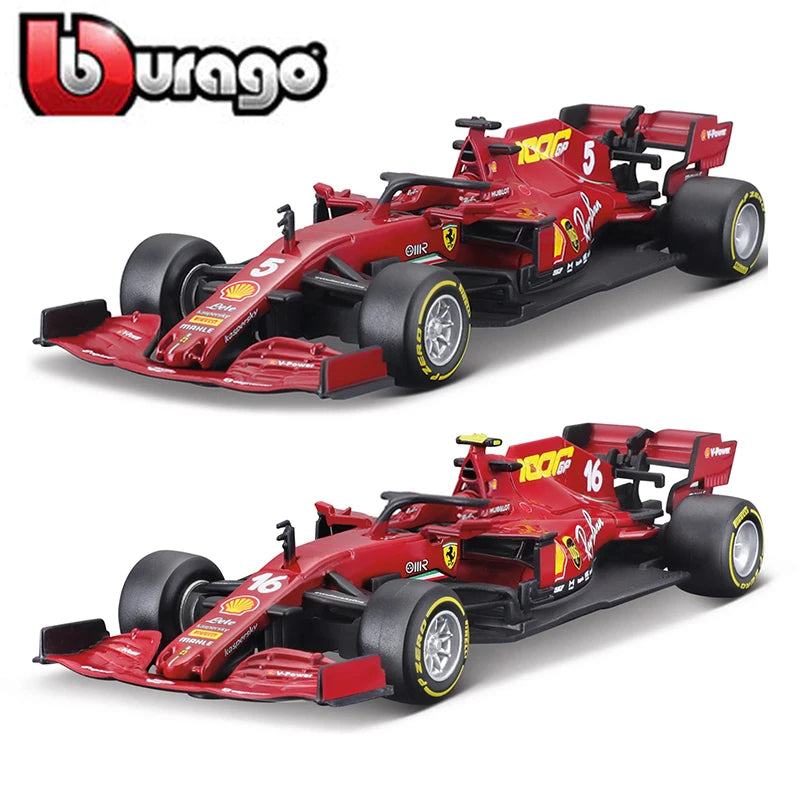Bburago 1:43 2024 RB20 SF24 W14 W13 SF23 MCL60 RB19 RB18 W12 F1 Racing Formula Car Static Simulation Diecast Alloy Model Car
