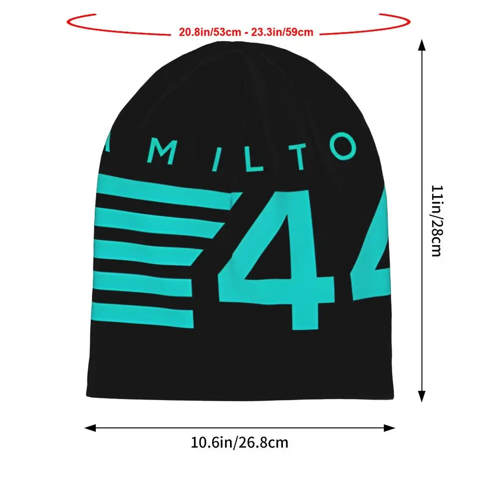 Bonnet Hats Men Women's Thin Skullies Beanies Hat F1 Lewis Hamilton Autumn Spring Warm Cap Design Caps