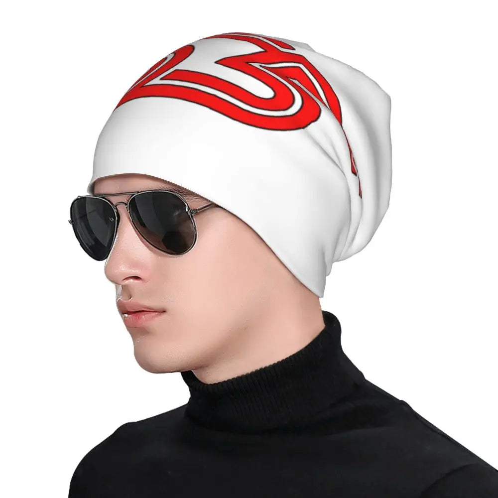 Carlos Sainz Jr F1 Signature Graphic - Dark Warm Knitted Cap Fashion Bonnet Hat Autumn Winter Beanies Hats for Unisex Adult