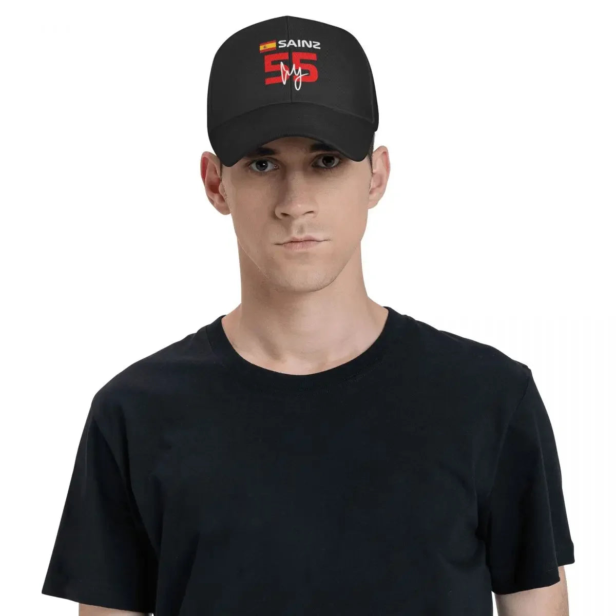 F1 2022 Carlos Sainz 55 Baseball Cap Christmas Hat Mountaineering New In The Hat Caps For Women Men's