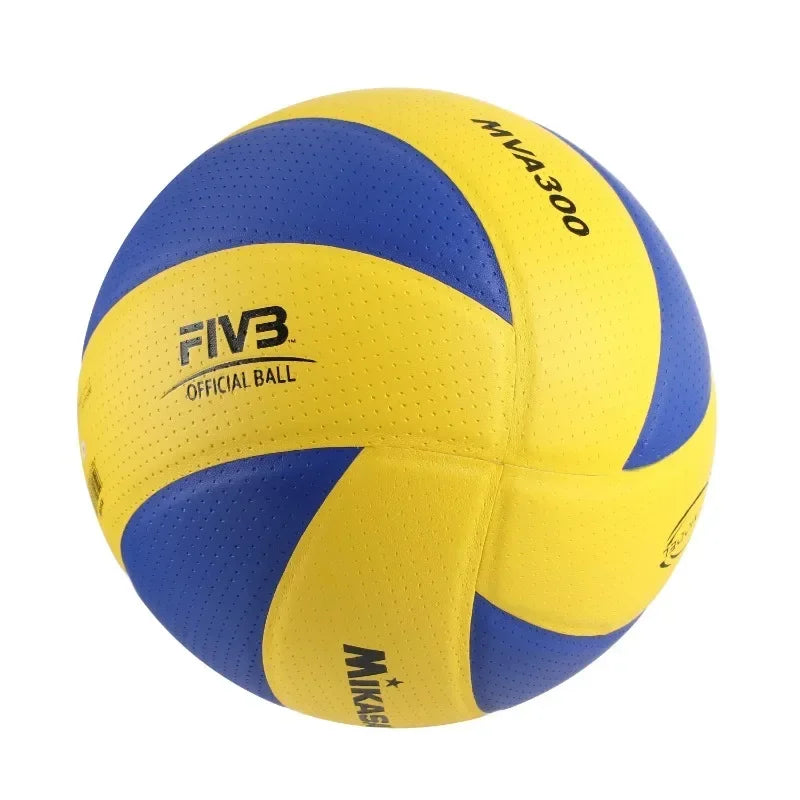 Balón de voleibol Mikasa de fibra ultrafina de cuero PU de alta calidad, suave, para entrenamiento en interiores y exteriores, voleibol de playa
