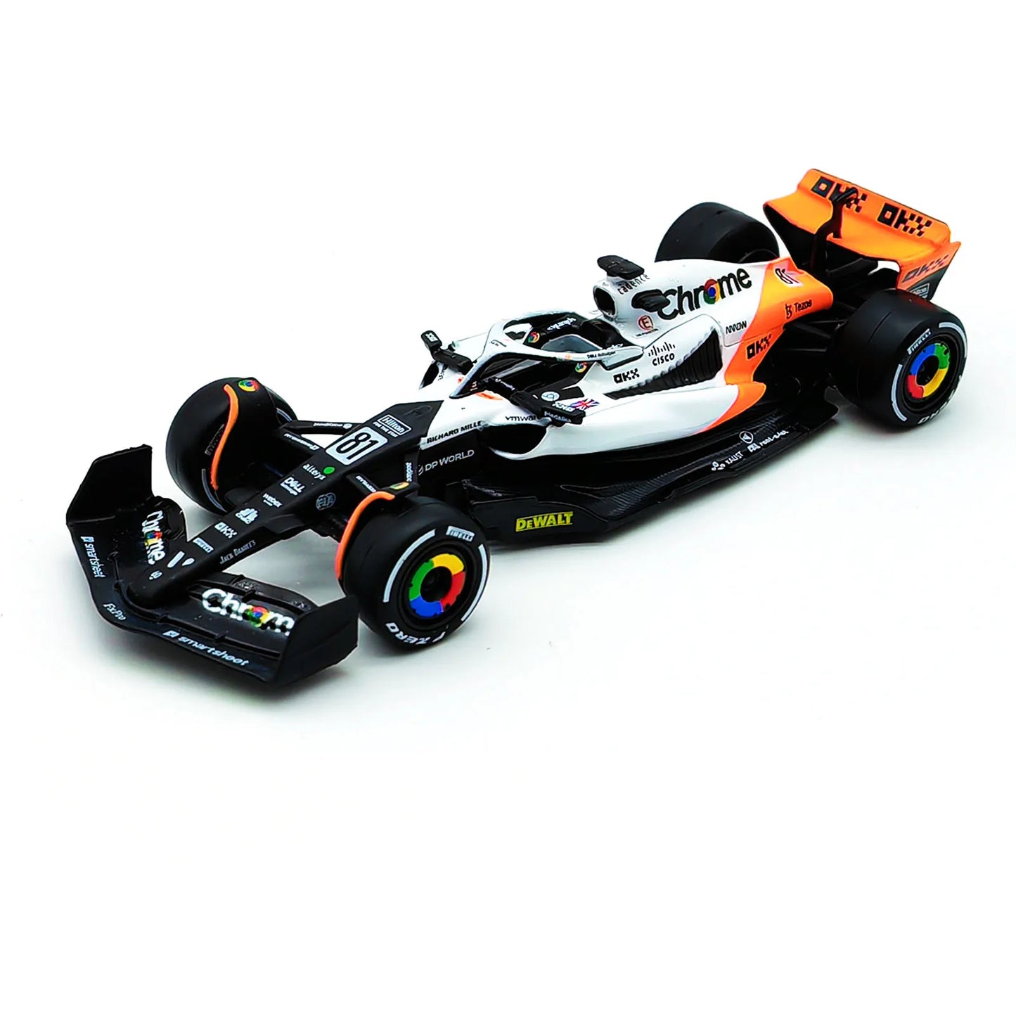 Bburago 1:43 2024 F1 Mercedes-AMG W15 #44 Hamilton Mclaren MCL38 MCL60 Monaco GP #4 Norris #81 Piastri Formula Car Model Gifts