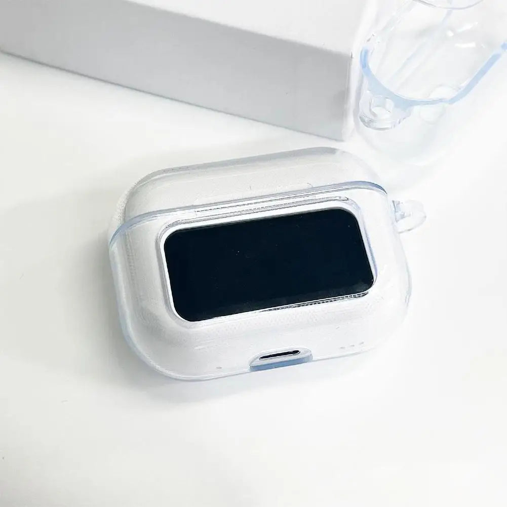 Funda de silicona transparente para auriculares A9PRO, funda protectora anticaídas, a prueba de golpes y polvo, carcasa para auriculares inalámbricos.