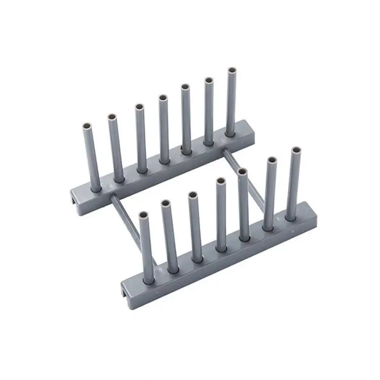 Dish Drainer Rack Kitchen Plates Holder Drying Organizer Plates Display Shelf Pot Lid Storage Stand Plate Detachable Save Space