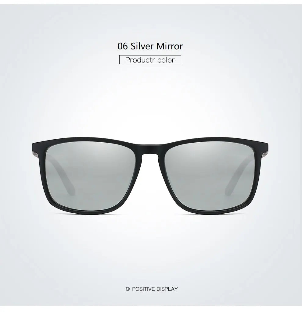 Luxury Vintage Square Polarized Sunglasses Men Women Fashion Travel Driving Fishing Anti-glare Sun Glasses TR90 Eyewear UV400