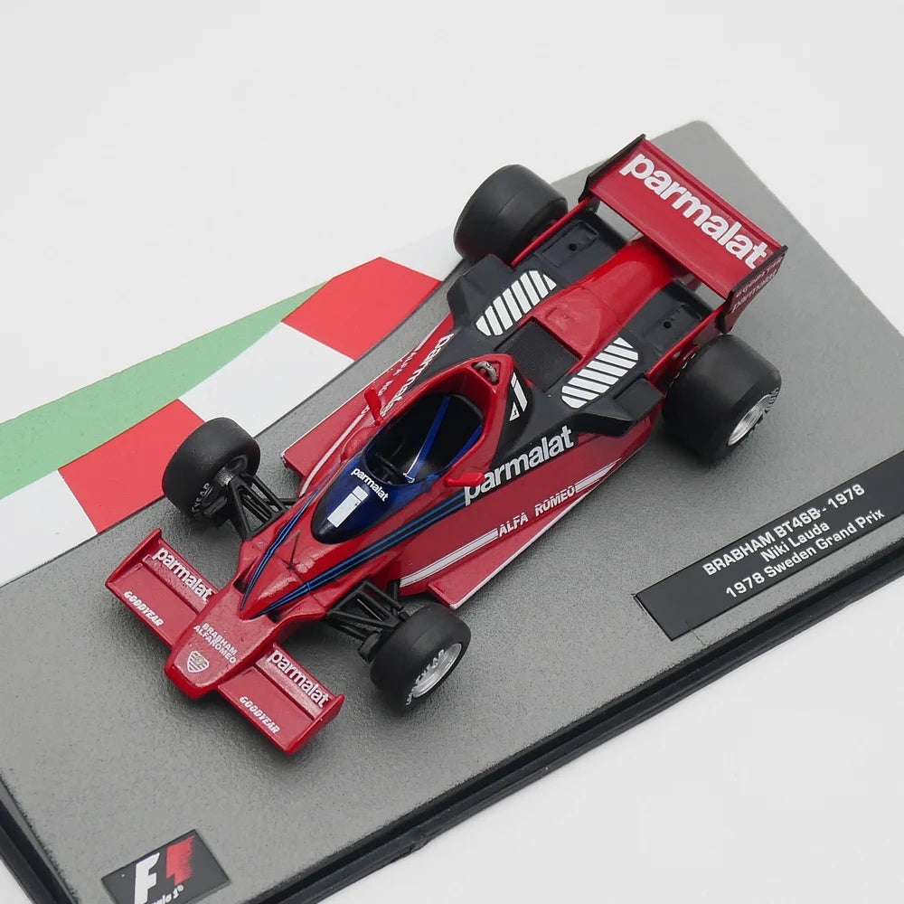 Ixo 1:43 Racing Niki Lauda 1978 Brabham BT46B Diecast Car Model Metal Toy Vehicle