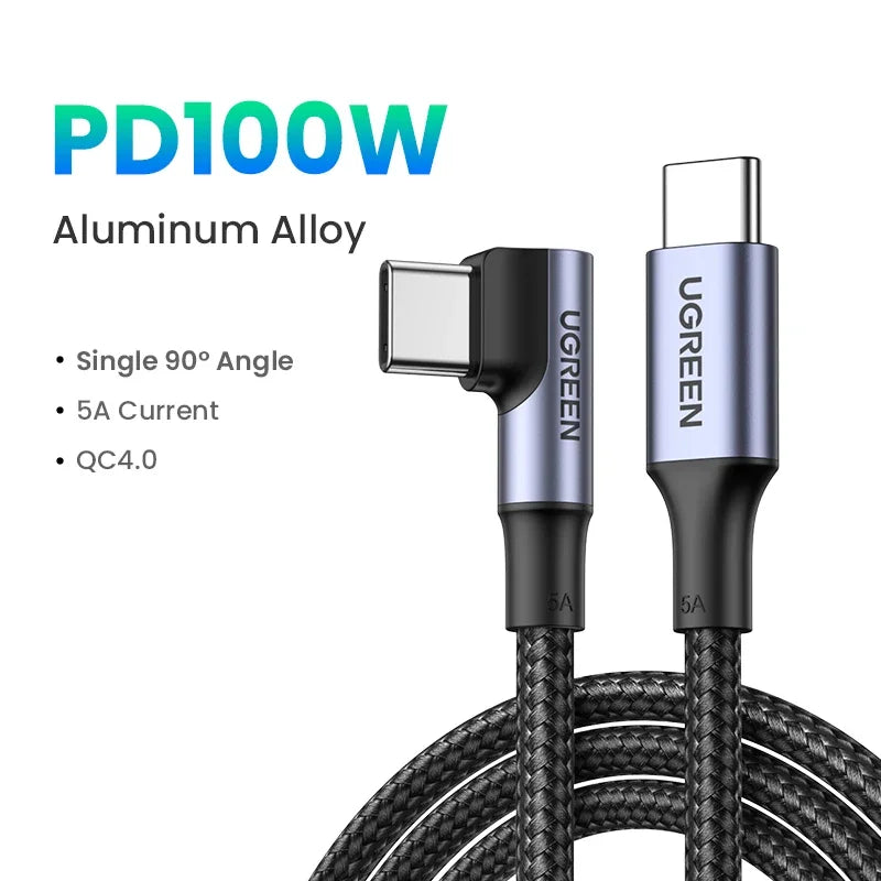 UGREEN USB C a USB Tipo C 100W Carga Rápida Para Macbook iPhone 15 Samsung Galaxy S2 Xiaomi PD Carga Rápida 100W 5A USB C Rápido