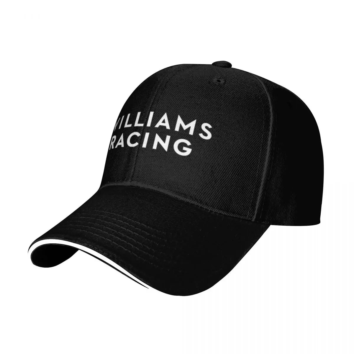 White Williams Racing Letters F1 Sport Baseball Caps For Womens Adult Female Beach Sunscreen Hats Snapback Cap