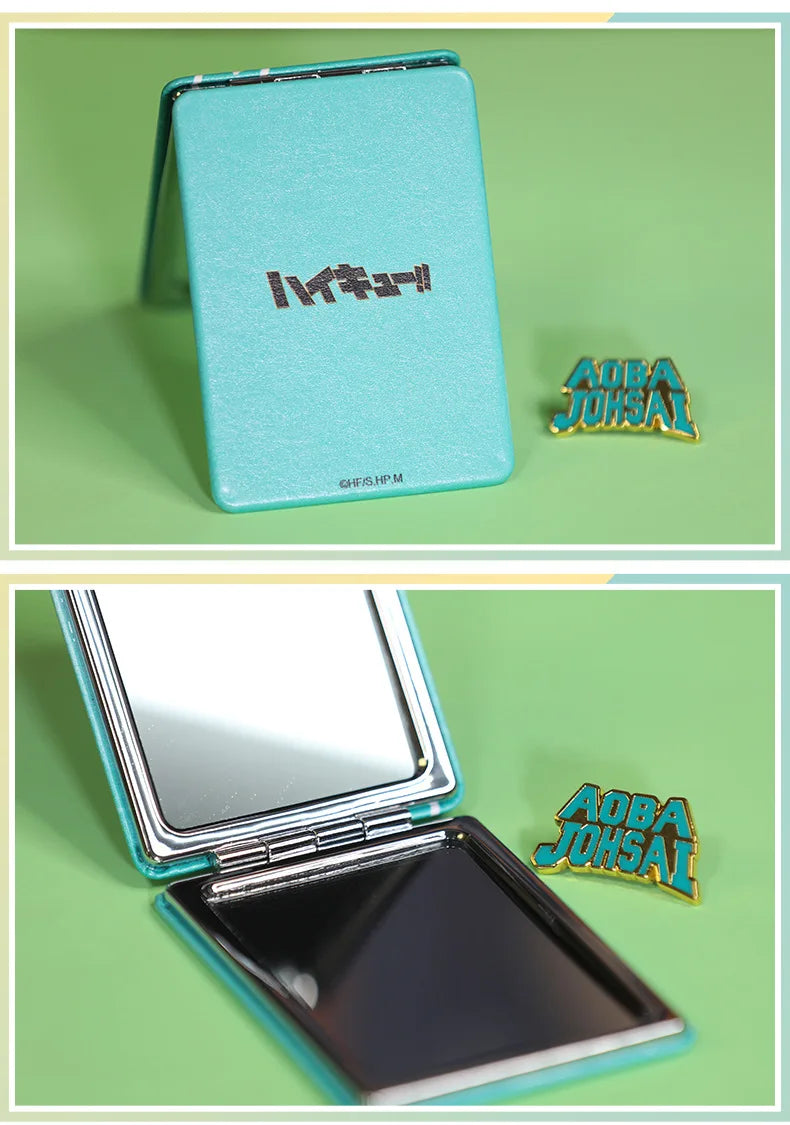 Haikyuu!! Tobio Kageyama Shoyo Hinata Karasuno Kei Tsukishima Oikawa Tooru China Official Authorization Cosmetic Mirror