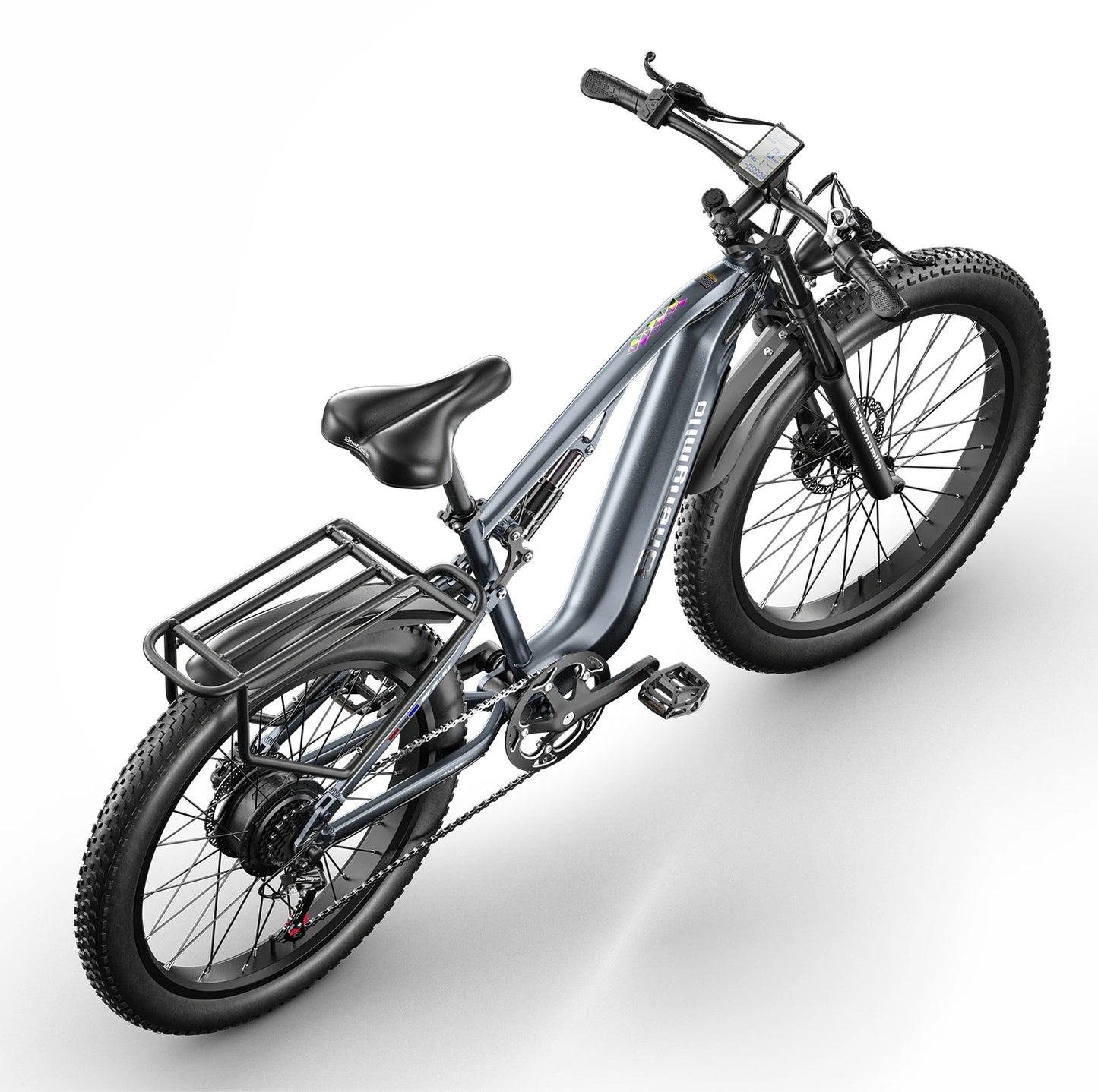 Shengmilo Electric Bicycle ,Adult eBikes with 48V 17.5Ah Battery ,1000W BAFANG Motor ,Shimano 7 Speed,Fat Tire Mountain bikes