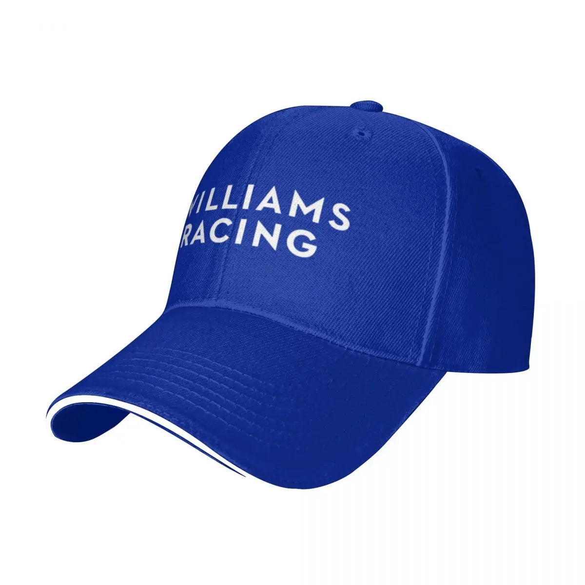 White Williams Racing Letters F1 Sport Baseball Caps For Womens Adult Female Beach Sunscreen Hats Snapback Cap