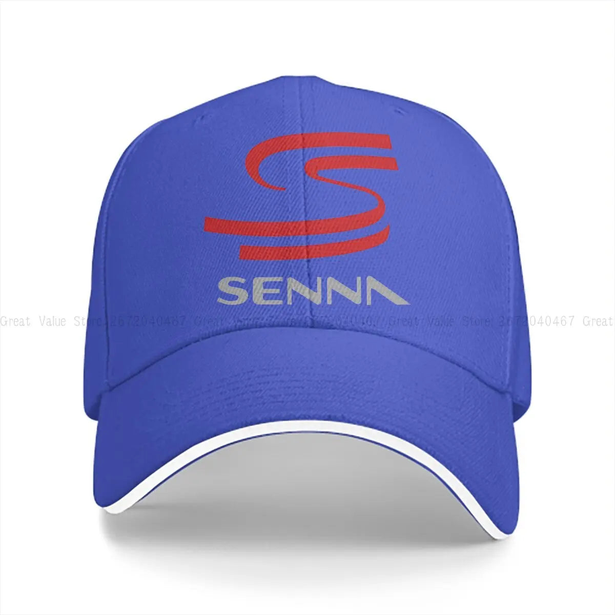 Pure Color Dad Hats Novelty Men's Hat Sun Visor Baseball Caps F1 AYRTON SENNA Peaked Cap