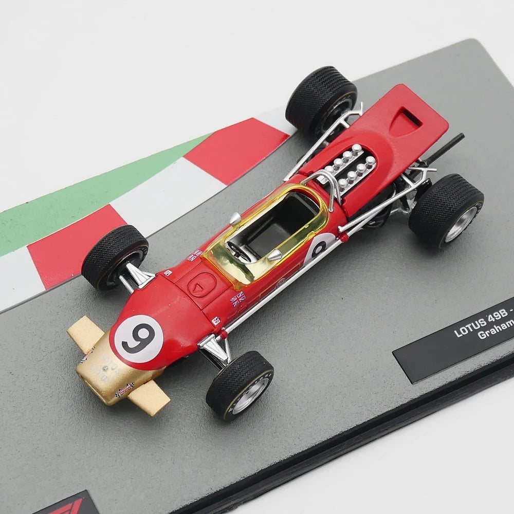 Ixo 1:43 Lotus 49B 1968 Graham Hill Racing Diecast Car Model Metal Toy Vehicle