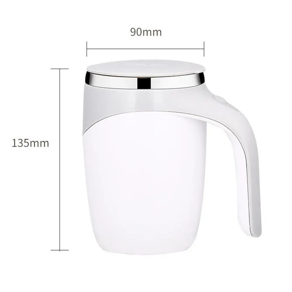 Portable Automatic Magnetic Stirring Coffee Mug Rechargeable 304 Stainless Steel Electric Mixing Cup Self Mixing Coffee Tumbler