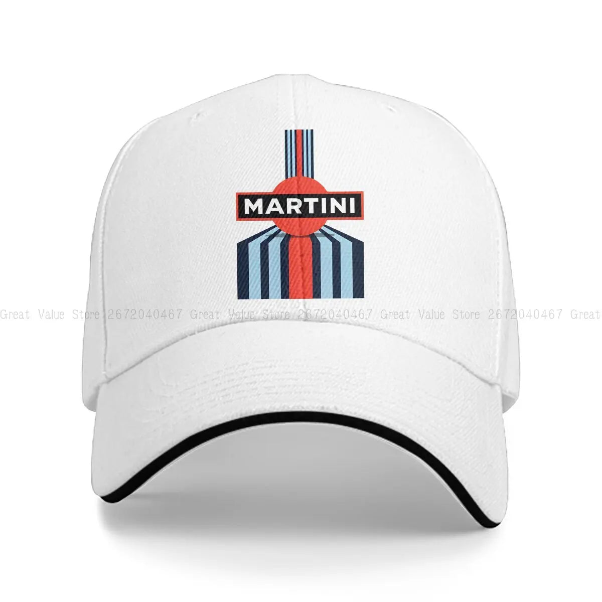 Pure Color Dad Hats Martini Racing Men's Hat Sun Visor Baseball Caps Formula 1 F1 Peaked Cap
