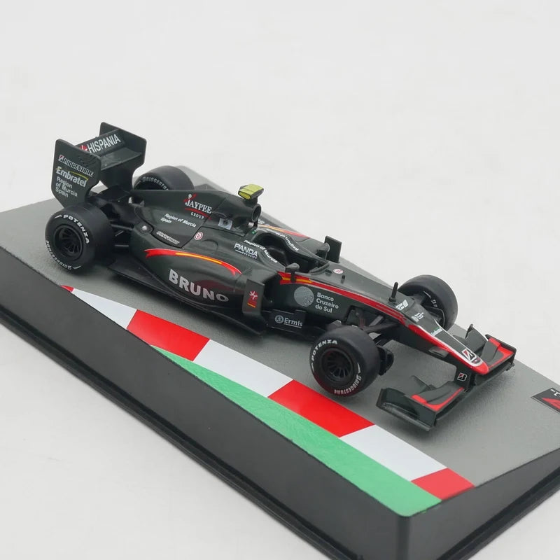 Ixo 1:43 HRT F110 2010 Bruno Senna Diecast Car Model Metal Toy Vehicle