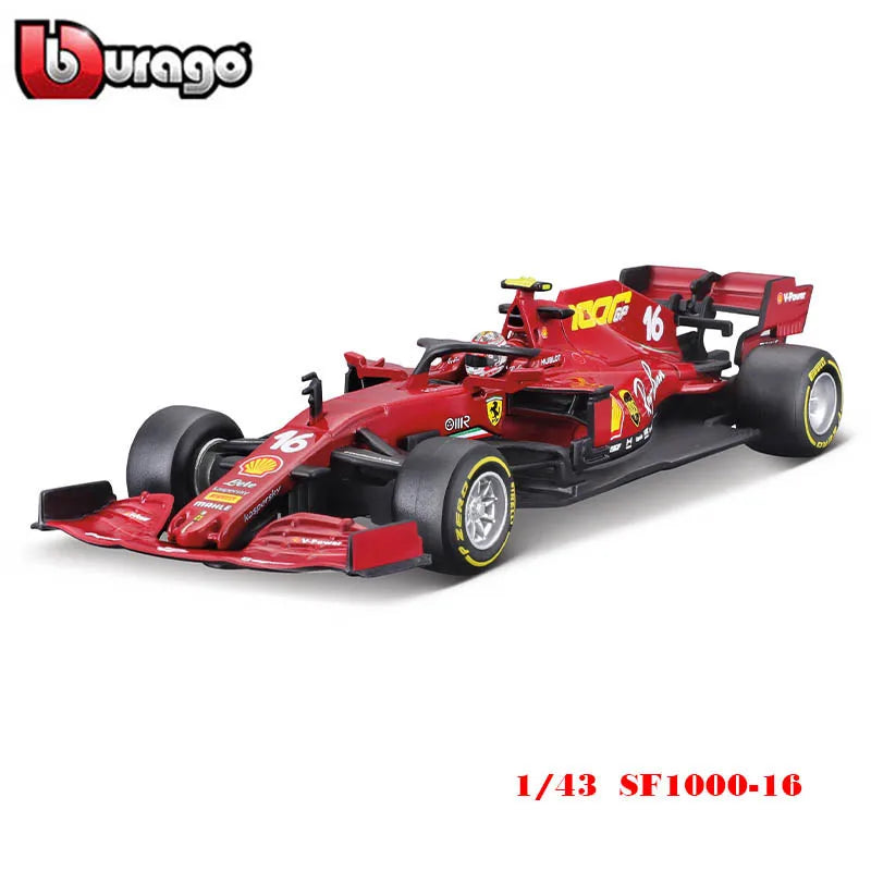 Bburago 1:43 2024 RB20 SF24 W14 W13 SF23 MCL60 RB19 RB18 W12 F1 Racing Formula Car Static Simulation Diecast Alloy Model Car