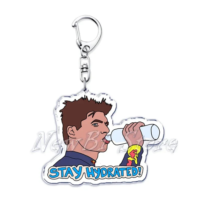 Fast Furious Racing Motorcycle Player Keychains for Accessories Bag Bicycle Helmet Driver Key Chain Keyring Jewelry Fans Gift