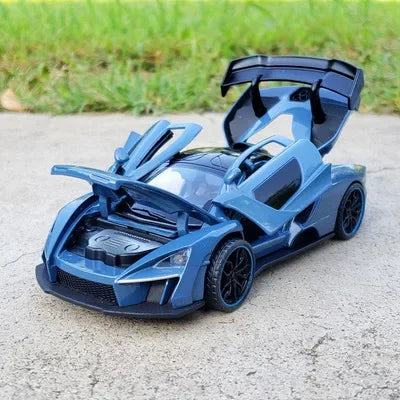 1/32 McLaren Senna Alloy Sports Car Model Diecasts Metal Toy Vehicles Car Model Simulation Sound Light Collection Toy Gift