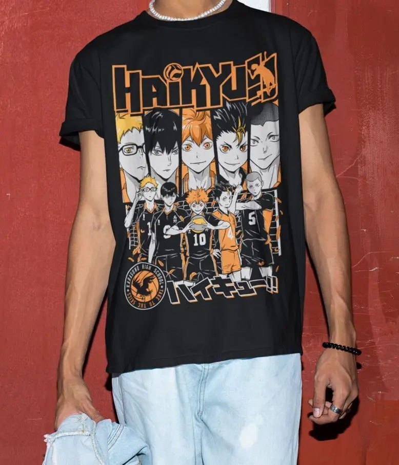 Hinata Shoyo Manga Strip Haikyuu Haikyu Anime Unisex Tshirt T-Shirt Tee ALL SIZE