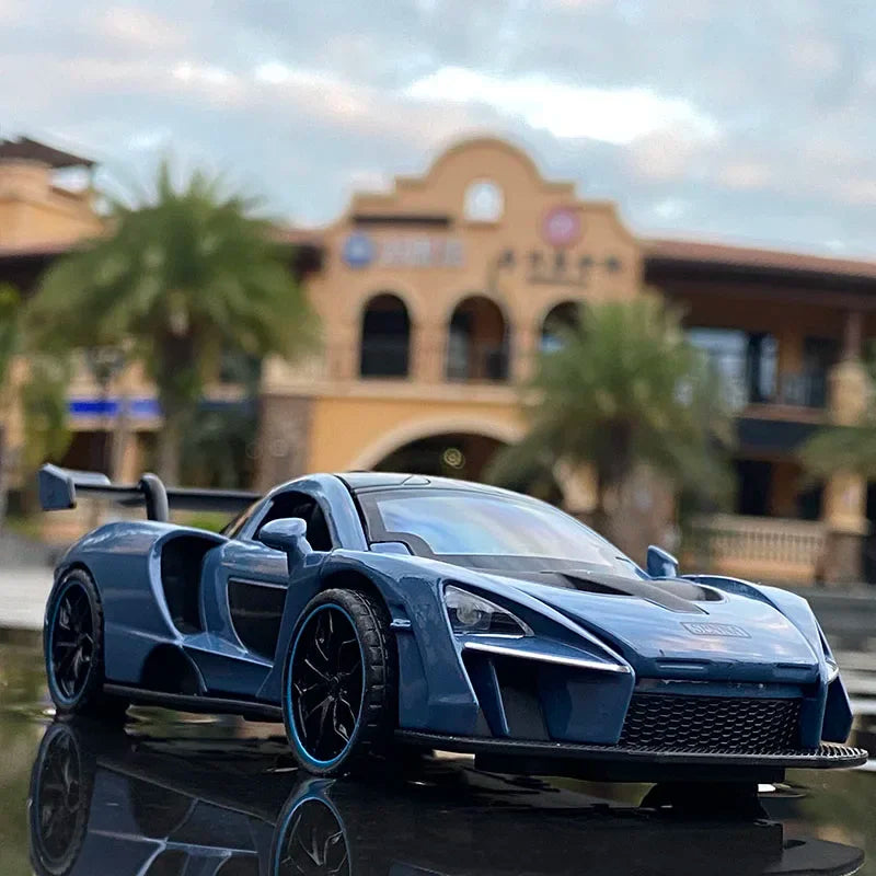 1/32 McLaren Senna Alloy Sports Car Model Diecasts Metal Toy Vehicles Car Model Simulation Sound Light Collection Toy Gift