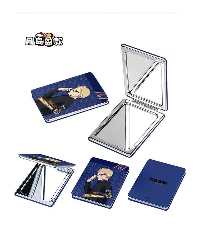 Haikyuu!! Tobio Kageyama Shoyo Hinata Karasuno Kei Tsukishima Oikawa Tooru China Official Authorization Cosmetic Mirror