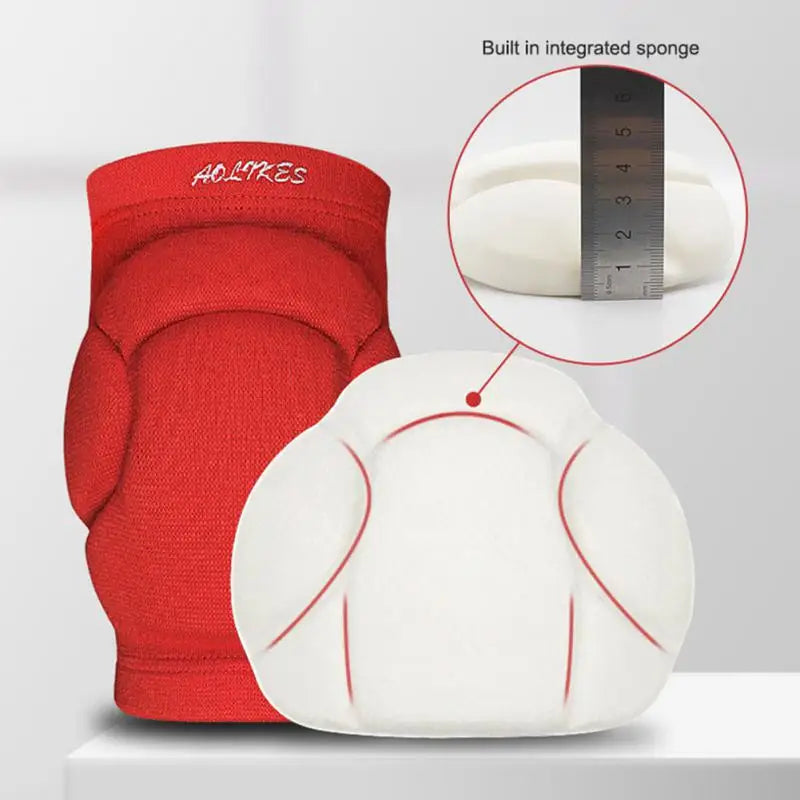 Rodilleras deportivas para hombre y mujer, de esponja anticolisión, para voleibol, hip-hop, baile, protección engrosada, leggings de esquí.