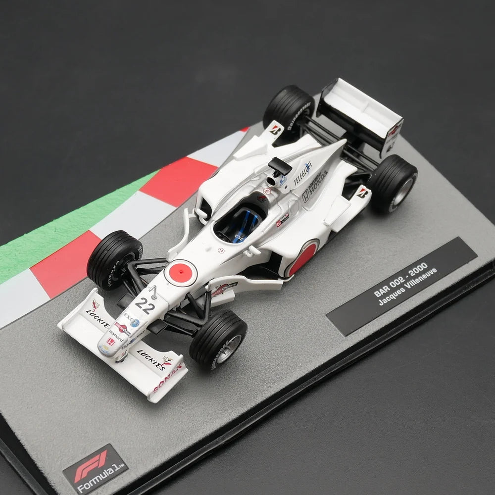 Ixo 1:43 Bar 002 2000 Jacques Villeneuve Diecast Car Model Metal Toy Vehicle