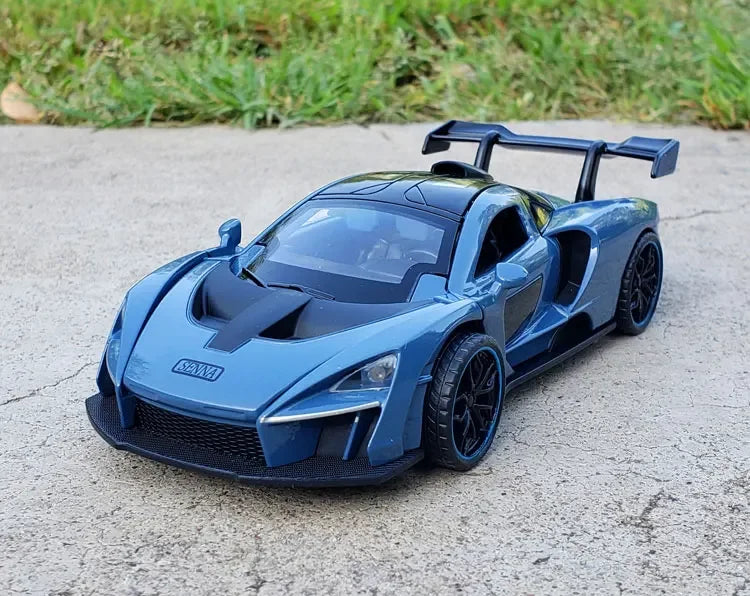 1/32 McLaren Senna Alloy Sports Car Model Diecasts Metal Toy Vehicles Car Model Simulation Sound Light Collection Toy Gift