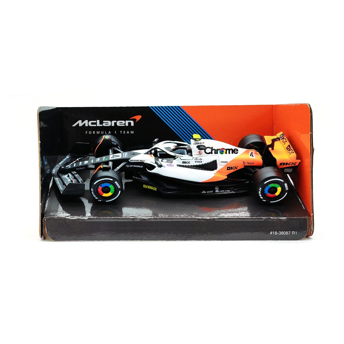 Bburago 1:43 2024 F1 Mercedes-AMG W15 #44 Hamilton Mclaren MCL38 MCL60 Monaco GP #4 Norris #81 Piastri Formula Car Model Gifts