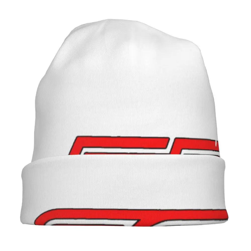 Carlos Sainz Jr F1 Signature Graphic - Dark Warm Knitted Cap Fashion Bonnet Hat Autumn Winter Beanies Hats for Unisex Adult