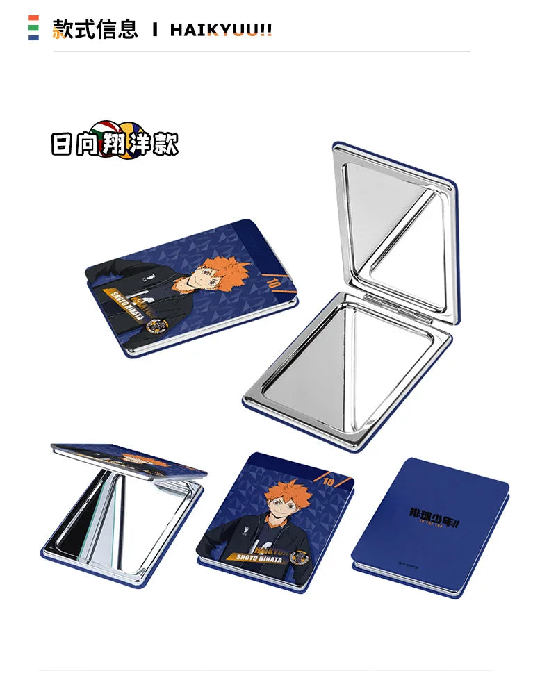 Haikyuu!! Tobio Kageyama Shoyo Hinata Karasuno Kei Tsukishima Oikawa Tooru China Official Authorization Cosmetic Mirror
