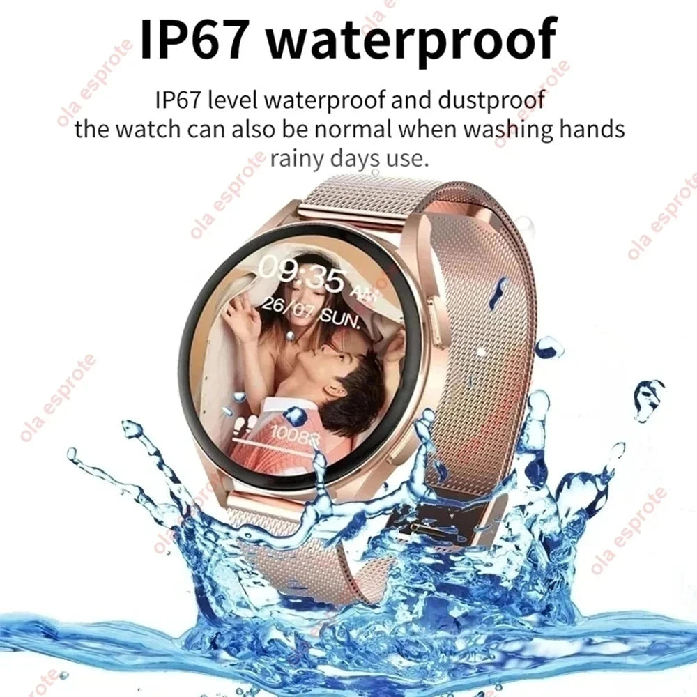 New Bluetooth Call Smart Watch 6 Heart Rate Custom Dials Sport Men Woman 2024 smart watch Health Monitor Smartwatch For Samsung