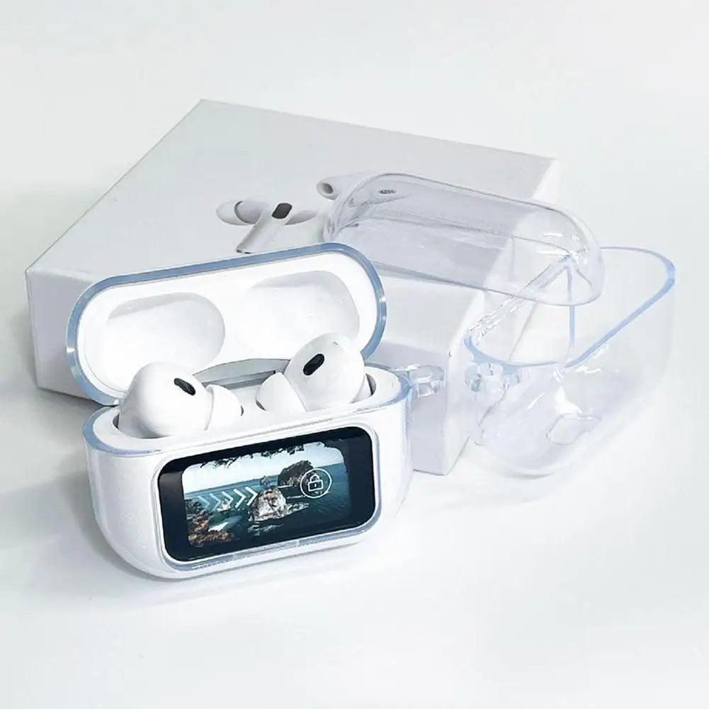 Funda de silicona transparente para auriculares A9PRO, funda protectora anticaídas, a prueba de golpes y polvo, carcasa para auriculares inalámbricos.