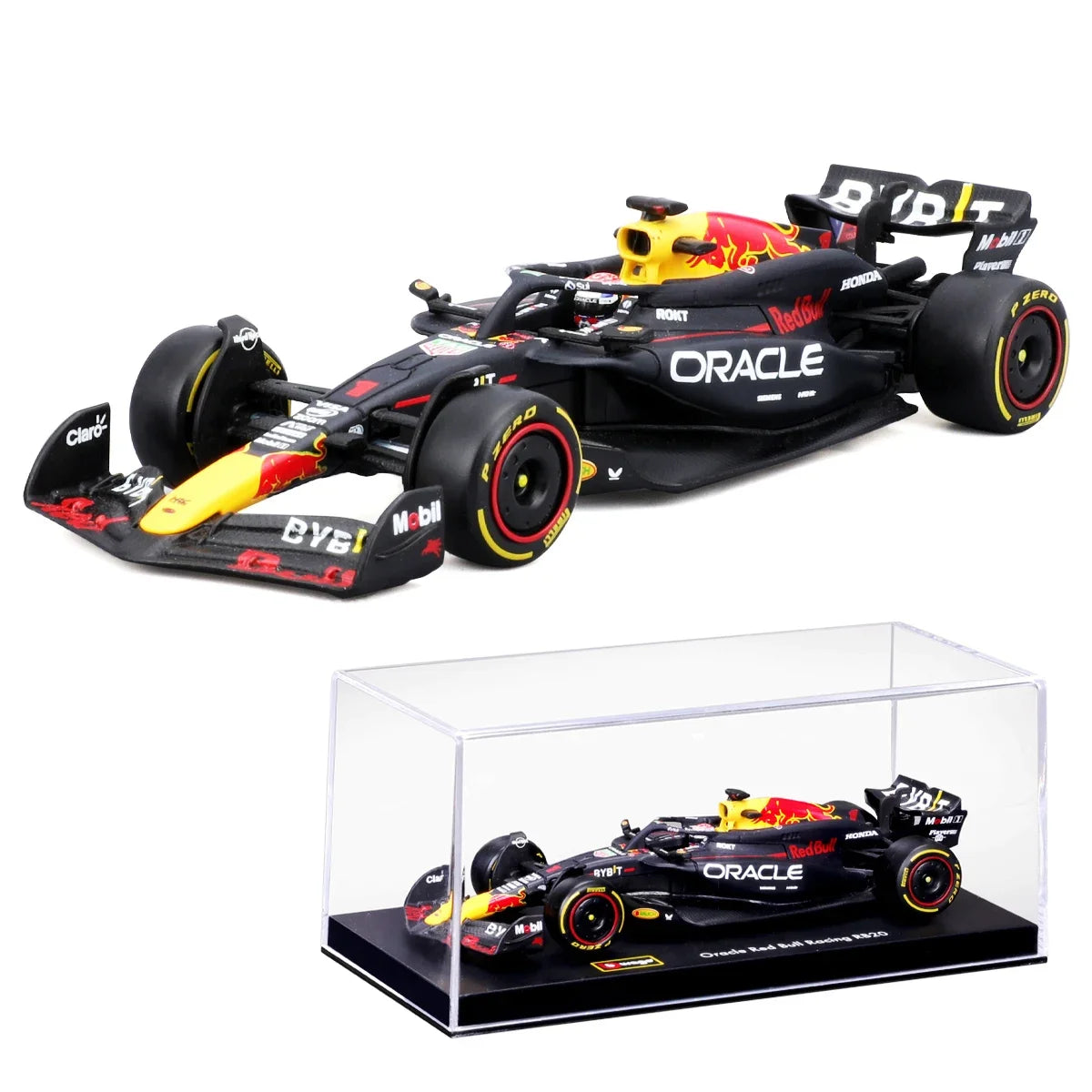 Bburago 1:43 2024 F1 SF24 W15 Mclaren MCL38 Monaco Grand Prix Alloy Car Diecast Model #4 Lando Norris #81 Oscar Piastri