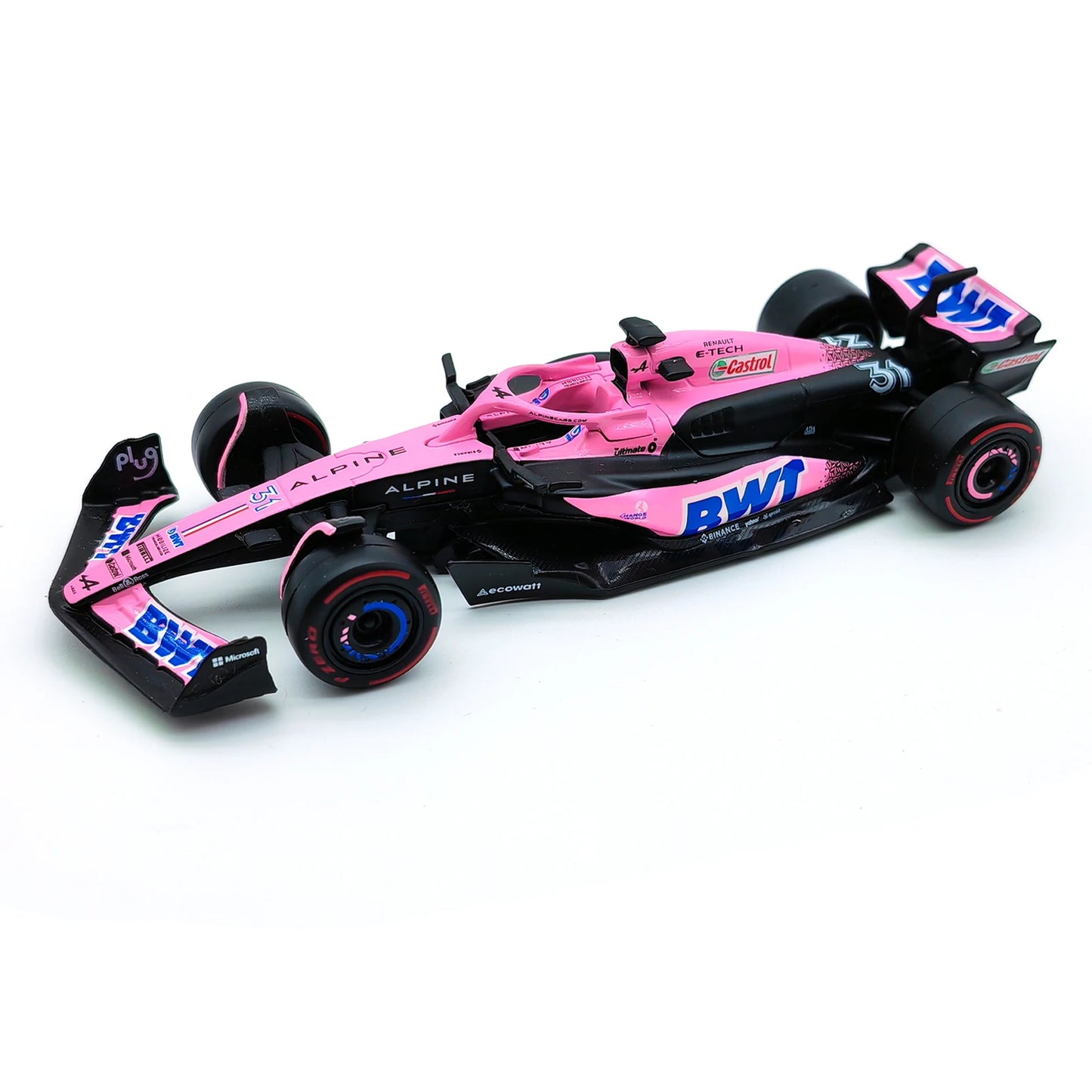 Bburago 1:43 Alpine F1 Team A523 2023 #10 Pierre Gasly #31 Esteban Ocon Alloy Car Die Cast Model Toy Collectible competition