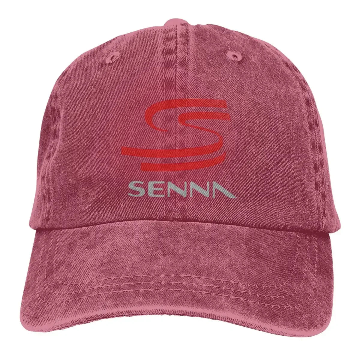 Senna F1 Unisex Baseball Cap Washed Adjustable Cotton Cap Vintage Casual Outdoor All Seasons Travel Sports Hat
