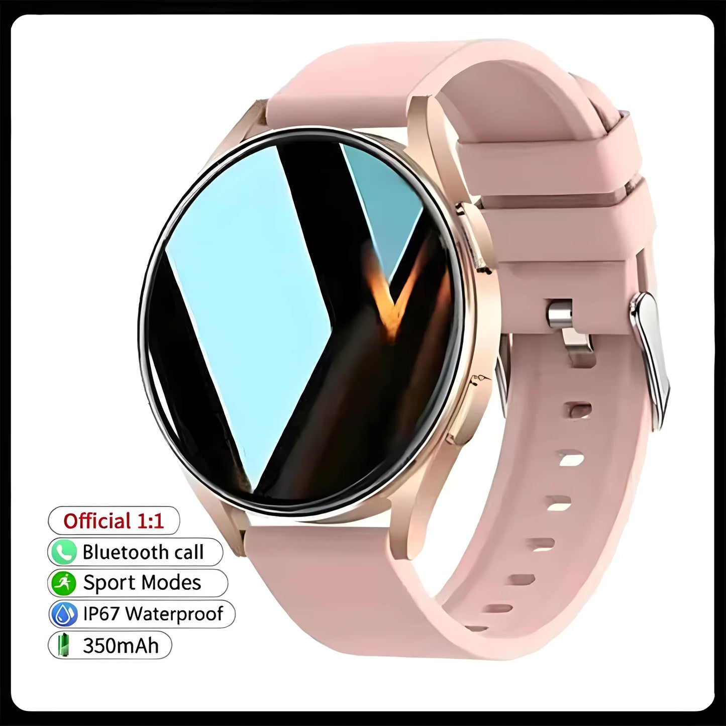 New Bluetooth Call Smart Watch 6 Heart Rate Custom Dials Sport Men Woman 2024 smart watch Health Monitor Smartwatch For Samsung