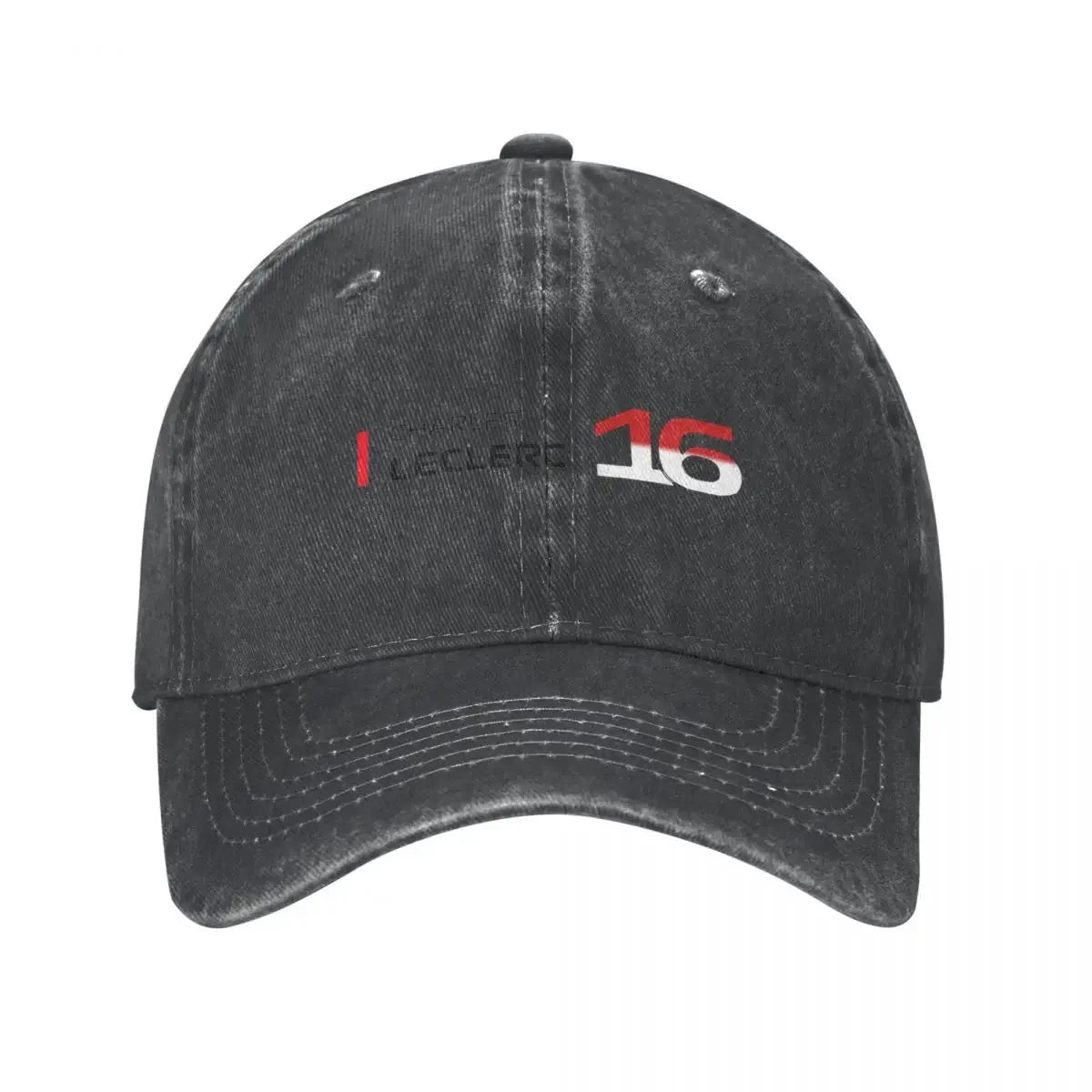 Charles Leclerc F1 Baseball Caps Fashion Denim Fabric Hats Outdoor Adjustable Casquette Hip Hop Baseball Cowboy Hat Men Women