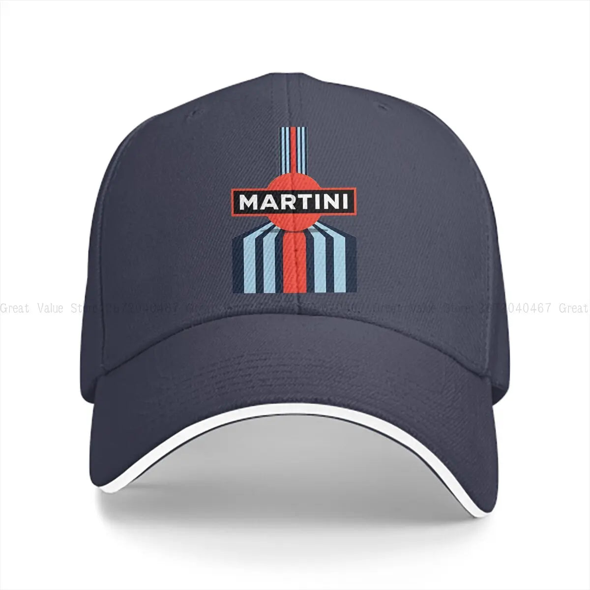 Pure Color Dad Hats Martini Racing Men's Hat Sun Visor Baseball Caps Formula 1 F1 Peaked Cap