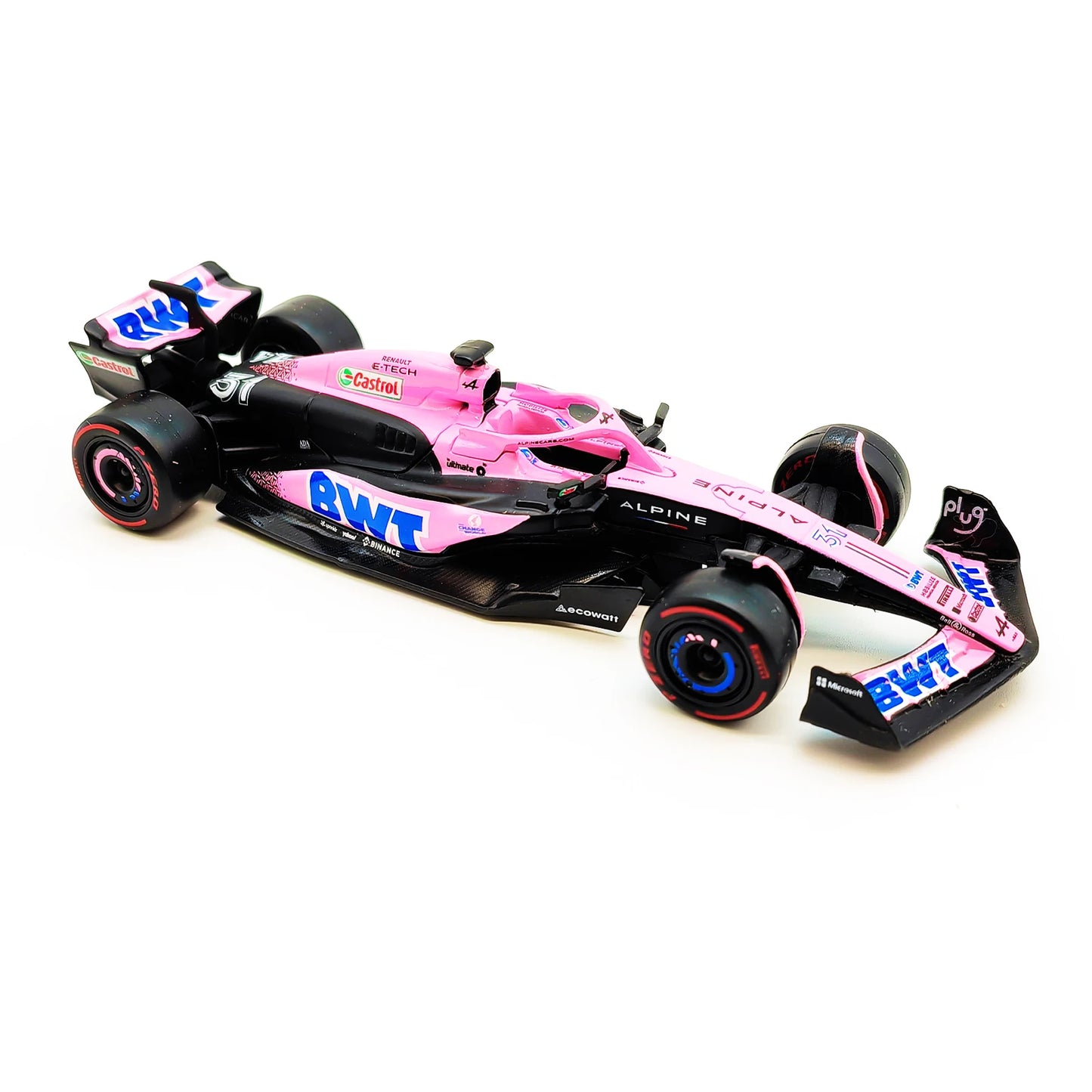 Bburago 1:43 Alpine F1 Team A523 2023 #10 Pierre Gasly #31 Esteban Ocon Alloy Car Die Cast Model Toy Collectible competition