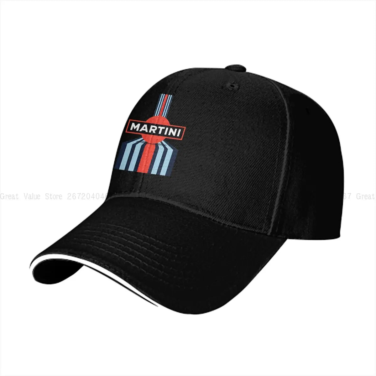 Pure Color Dad Hats Martini Racing Men's Hat Sun Visor Baseball Caps Formula 1 F1 Peaked Cap