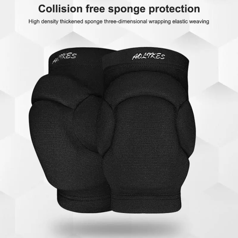 Rodilleras deportivas para hombre y mujer, de esponja anticolisión, para voleibol, hip-hop, baile, protección engrosada, leggings de esquí.